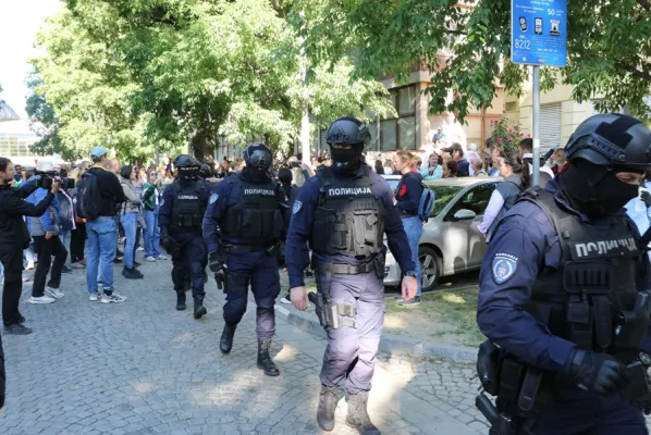 A special police task force (SEK) after the fatal knife attack Friday at the festival in Solingen, August 2024