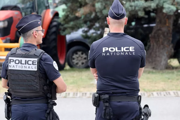A special police task force (SEK) after the fatal knife attack Friday at the festival in Solingen, August 2024