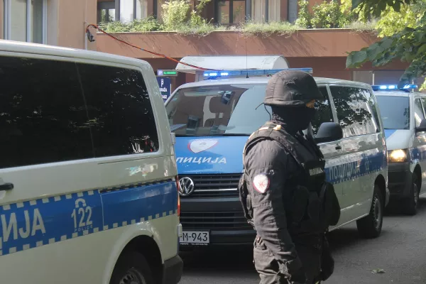 A special police task force (SEK) after the fatal knife attack Friday at the festival in Solingen, August 2024