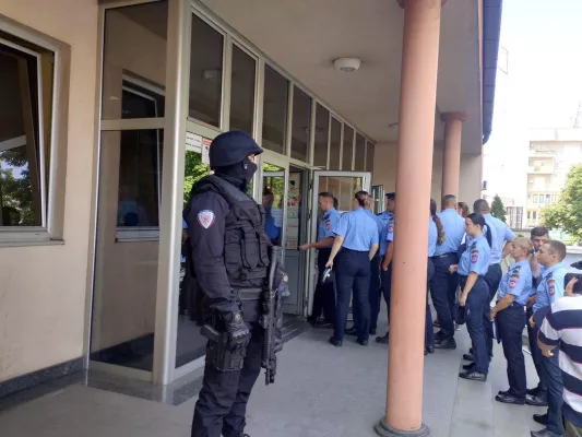 A special police task force (SEK) after the fatal knife attack Friday at the festival in Solingen, August 2024