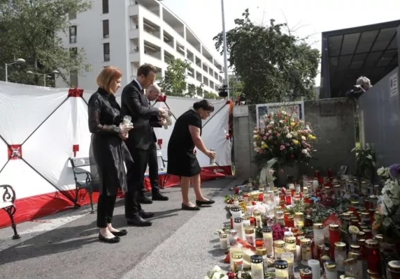 A special police task force (SEK) after the fatal knife attack Friday at the festival in Solingen, August 2024