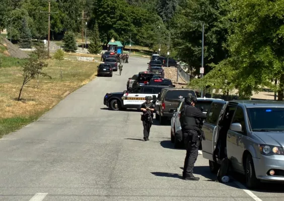 A special police task force (SEK) after the fatal knife attack Friday at the festival in Solingen, August 2024